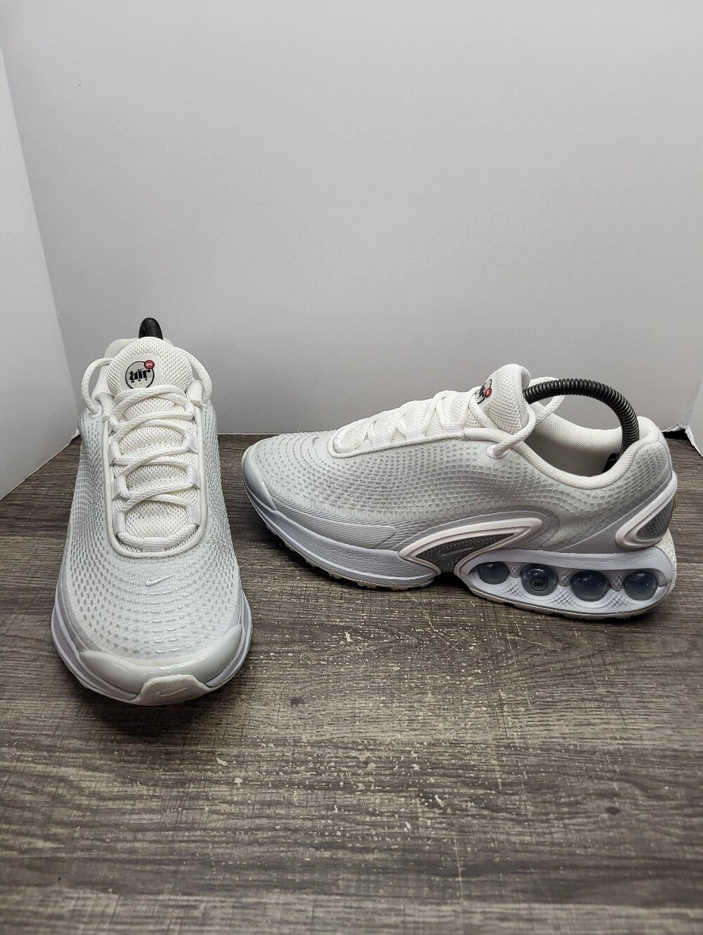 Nike Air Max DN White Pure Platinum Silver Shoes Running Women's Size 8.5